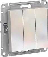 Выключатель без рамки Systeme Electric AtlasDesign 3-кл. жемчуг картинка